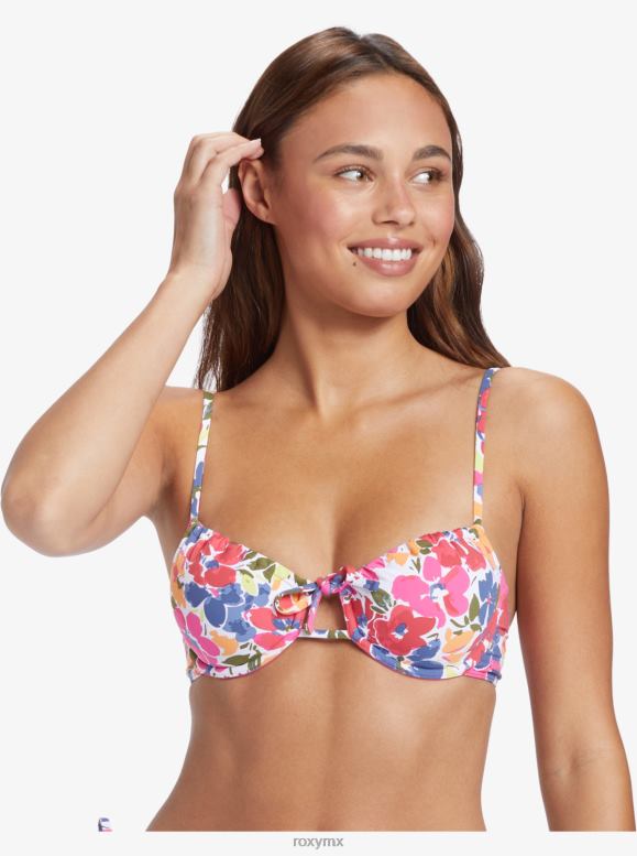 Roxy Mujer Top De Bikini Bralette Con Aros Bloomin Xp Xp