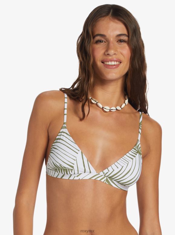 Roxy Mujer Top De Bikini Triangular Fijo Beach Classics 68XP0851